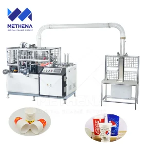 Fully Automatic Tea Cup Production Small Business Idea Paper Cup Make Machine Manufacturer with Logo