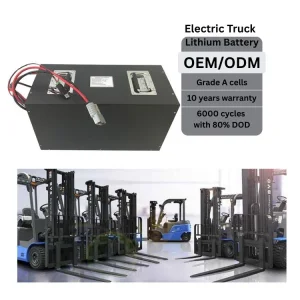 Customized 80V 400ah Lithium Ion Forklift Battery Electric Fork Truck Batteries