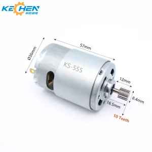 36mm RS-555 DC 12V Home Appliance Commutation Gear Pumps 4A Permanent Magnet Motor with Brush for Maximum Current