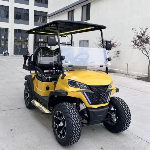 Gas Powered Enclosed Golf Cart