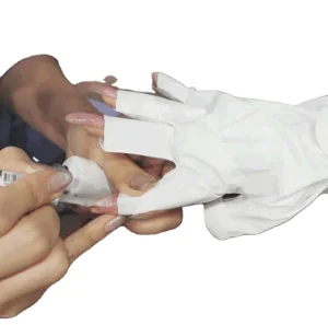 Split Design Nail Care Hand Mask - Detachable Fingertip Caps with Nail Serum for Gel Polish Application