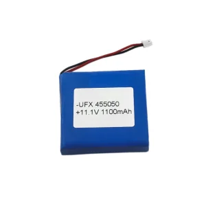 11.1V 1100mAh 3S Li-Polymer Battery LCO for Medical Device Power Tool Robot Vacuum OEM