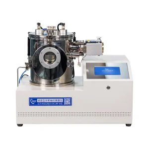 DC/RF Dual-Head High Vacuum Magnetron Plasma Sputtering System with Thickness Monitor