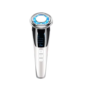 USB Rechargeable Radio Frequency Facial Machine with EMS - Anti-Aging Skin Tightening Rejuvenation Skin Care Eqipment Home Use