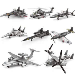WANGE Building Block Toys Military Models 4001-5006 J-15 Combat Aircraft Army Construction Kits Compatible With Leading Brands