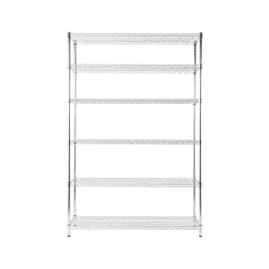 Wholesale 6 Tier Chrome Metal Storage Wire Shelf NSF Approval Wire Rack Shelving