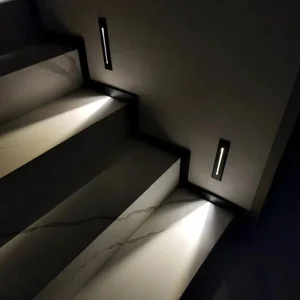 GONSU Home Hotel Led Step Lights Outdoor Waterproof Ip65 Recessed 3W Wall Stair Light For Corner Hallway