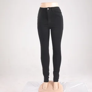Calças de Cintura Alta Femininas, Calças Slim, Calças de Lápis Femininas, Jeans Skinny Femininos, Pantalones