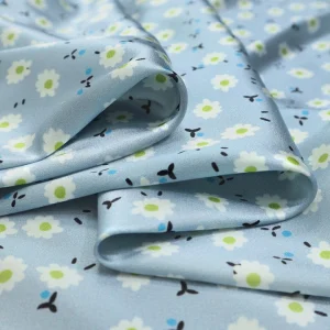 Custom Design 16mm/19mm/22mm Silk Satin 6A Stretched Digital Printing 100% Silk Fabric