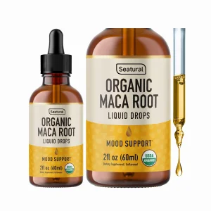 Private Label Natural Maca Root Extract Liquid Drops For Women &amp; Men Hormone Balance, Mood, Energy &amp; Fitness