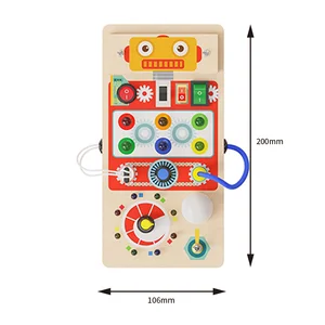High Quality LED Light Baby Busy Board Montessori Toys