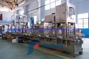 Full Automatic 2-6 Nozzles 1-20L Solvent Liquid/Engine Oil/Paint Filling Machine for Jar Cans/Buckets/Pails