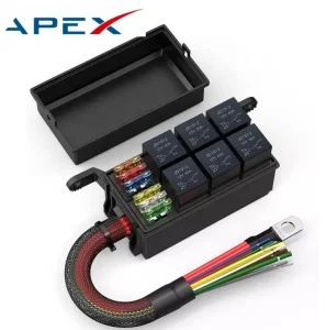 Apex Automotive 6-way Relay Box