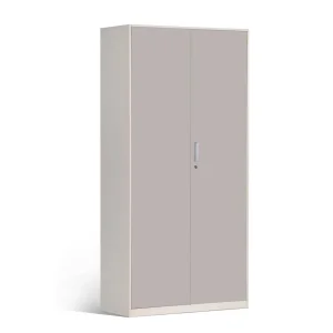 File Storage Cabinet Knock Down Design 4-Shelf Metal Cupboard