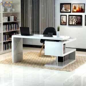 Small White Office Desk