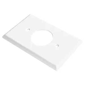 OEM 1-Gang Single Receptacle Wall Plate, Standard Size, Glossy White Supplier, Factories