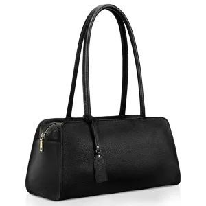 Leather Baguette Bag