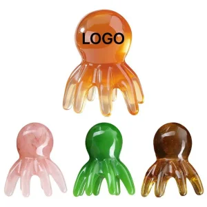 2026 Custom Logo Octopus Head Massager Scalp Hair SPA Massage Tools Octopus 8-Claw Face Body Massager