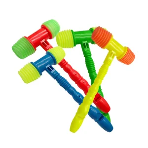Brinquedo Promocional de Martelo com Apito Grande em Plástico para Crianças
