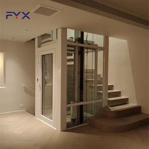 Space Saving Shaftless Gantry Frame Traction Home Lift for Indoor Use