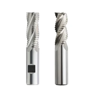 High Speed Steel 3/4 Flute Wave Edge CNC End Milling Cutter