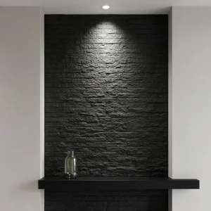 41X225mm Acid-Wear Resistant Ceramic Tile Natural Matte Dark Blue Glazed Wall Tile for Commercial &amp; Living Space