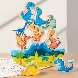 Dinosaur Stacking Blocks