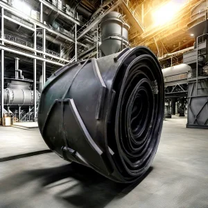 Open V Shaped Tilting Inclined Chevron Conveyor Belt