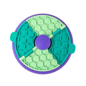 New Slow-Feeding Anti-Choking Rotating Pet Bowl for Cats &amp; Dogs Educational Feeder with Healthy Game Plate