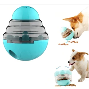 Hot SaleBall Food Tumbler Dispenser Adjustable Slow Feeder Can Interactive Entertainment Dog Puzzle Durable Food Dog Toys