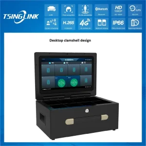 Battery Charging Law Enforcement Recorder HD Display Screen Desktop Type Body Cam Docking Station