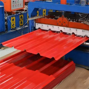 High Strength 0.5mm Standing Seam PPGI PPGL Orange Color Coated Steel Roofing Sheet Galvanized Steel for Building