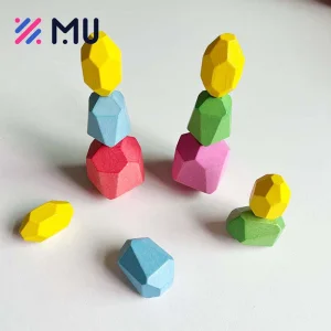 Rainbow Sorting Building Blocks