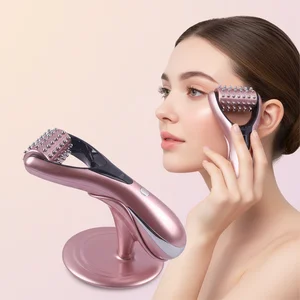 EMS Microneedle Roller Spoon ABS Face Slimming Device