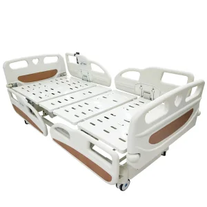 Medical Healthcare Furniture Factory Wood Manual Folding Ewidened Electric Home Nursing Bed