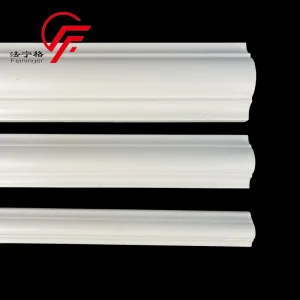 Factory Wholesale Waterproof PS Plastic Mouldings Chair Rail Moulding for Hhome Interior Decoration