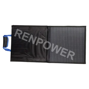 120W Mono Cell Folding Portable Powerful Wide Application Solar Blanket for Hiking