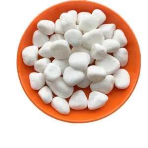 Snow White Pebble Stones for Aquarium Landscape Decor