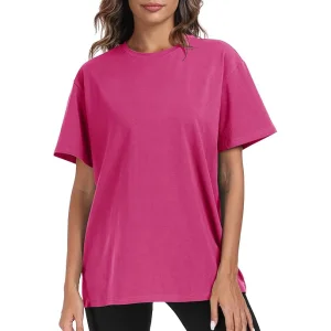 Cotton Women's T-Shirts Wholesale Regular Fit Crew Neck Short Sleeve Soft Casual Blank Summer Breathable Quick Dry Knitted