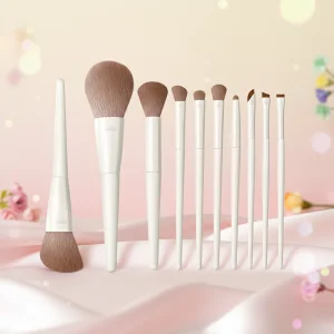 10-Piece Synthetic Fibre Makeup Brush Set
