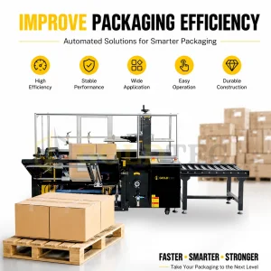 Goldtec Packaging Case Erecting Machine Automatic Case Erector Vertical Carton Erector Machine Box Erecting Machine