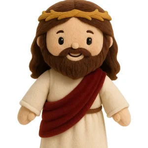 Custom Super Soft Plush Christian Religious Cute Holiday Gift Standing Pose Doll with Cotton Filling OEM/ODM
