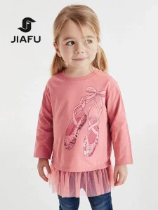Sudaderas personalizadas de alta calidad para niñas, blusa para bebés, pulóver para niños pequeños, ropa infantil con falda
