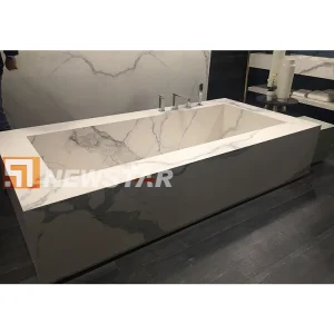 Newstar Luxury Hotel Walk in Indoor Modern Style Marble Bathtub