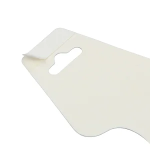 White Jewelry Display Cards Art Paper Necklace Card for Necklaces with Logo