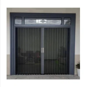 Direct Sales Stainless Steel Aluminum Alloy Accordion Style Sliding Window Door Folding Diamond Mesh Mosquito Rodent Proof