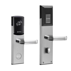 Reliable 75mm Digital Lock ANSI Mortise RFID Card Smart Hotel Door Lock Keyless Stainless Steel for Aluminum Door Aluminum Door Lock