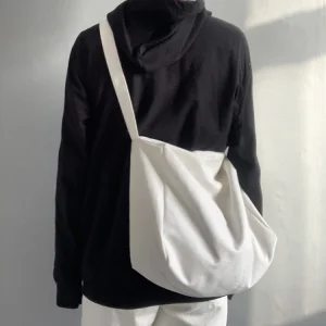 Custom Printed Logo Large Capacity Men's Crossbody Single Shoulder Bag