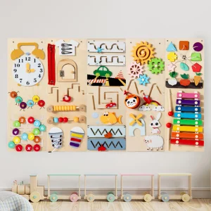 Wooden Sensory Busy Board