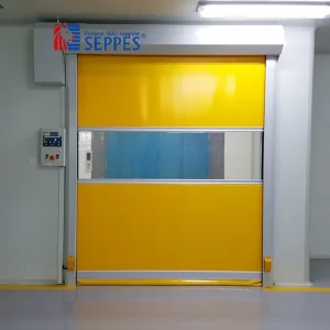 Automatic Industrial Clean Room Door Waterproof Electric Roll-up Door High Speed PVC Rolling Door